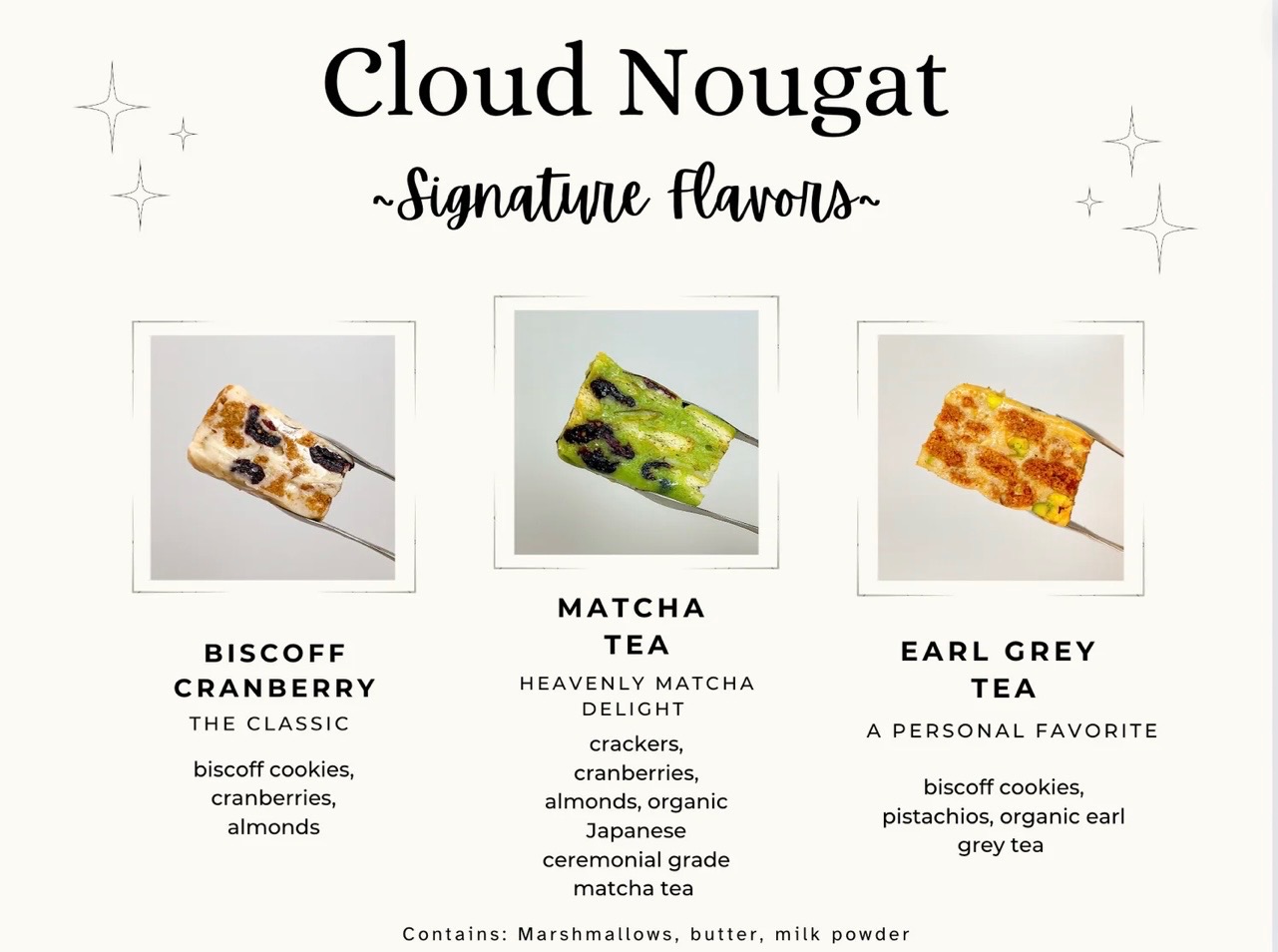 Cloud Nougat Signature Flavors
